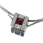 DAMIANI ダミアーニ ベルエポック ルビー ダイヤモンド ネックレス K18WG