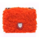 Dior ディオール ディオラマ チェーンショルダーバッグ オレンジ SV金具