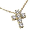 gimel ギメル クロスダイヤ ネックレス 0.61ct