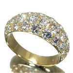gimel ギメル パヴェダイヤリング K18 3.031ct