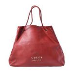 GUCCI グッチ トートバッグ 赤 カーフ