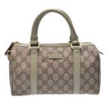 GUCCI グッチ ハンドバッグ GG柄 PVC ベージュ