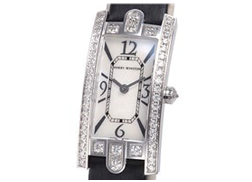 ハリーウィンストンのダイヤ付き腕時計