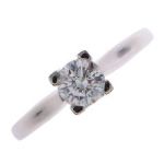Harry Winston ハリーウィンストン リング ダイヤ0.56ct E-VS2-EX PT950