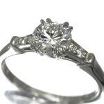 Harry Winston ハリーウィンストン ダイヤモンド 1.02ct F VS1 VG トリスト リング