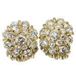 Harry Winston ハリーウィンストン ダイヤモンド K18YG イヤリング
