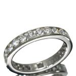 Harry Winston ハリーウィンストン ダイヤ ラウンド チャネルセット リング