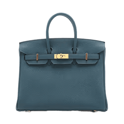 エルメス バーキン25 トゴ ブルードブリュス ゴールド