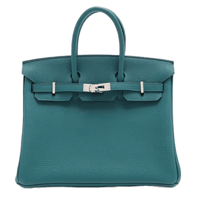 エルメス バーキン25 トゴ コバルト シルバー