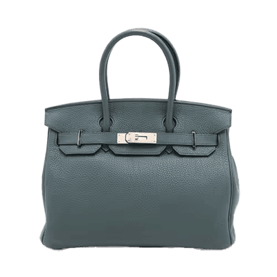 エルメス バーキン30 トゴ ブルーオラージュ シルバー