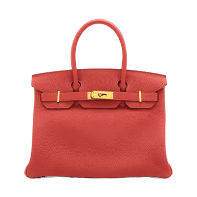 エルメス バーキン30 トゴ ルージュカザック ゴールド