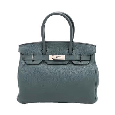 エルメス バーキン30 トゴ ブルーオラージュ シルバー