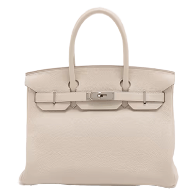 エルメス バーキン30 トゴ クレ シルバー