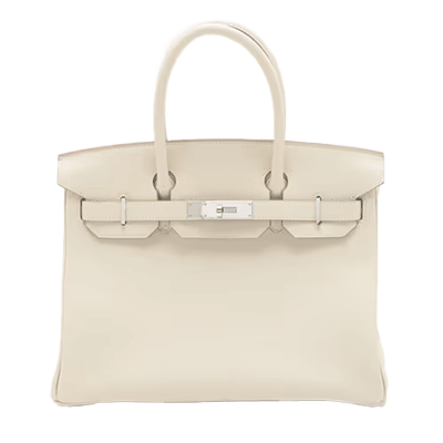 エルメス バーキン30 トゴ クレ シルバー