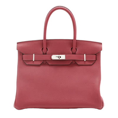 エルメス バーキン30 トゴ ルージュグレナ シルバー