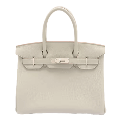 エルメス バーキン30 トゴ パールグレー シルバー