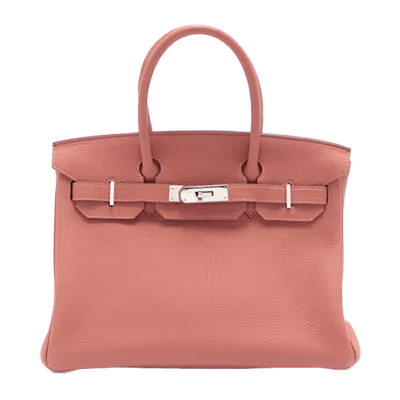 エルメス バーキン30 トゴ ロージー シルバー