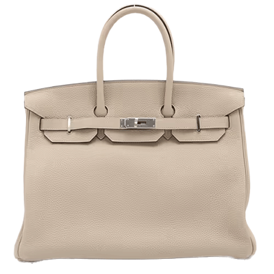 エルメス バーキン35 トゴ トゥルティエールグレー シルバー