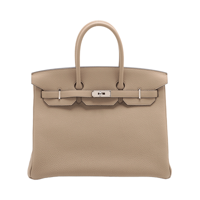 エルメス バーキン35 トゴ ベージュマルファ シルバー