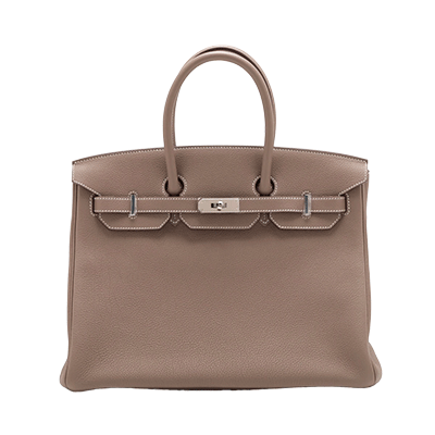 エルメス バーキン35 トゴ エトゥープ シルバー