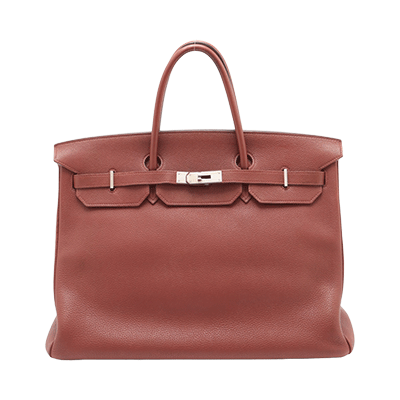 エルメス バーキン40 トゴ シエンヌ シルバー
