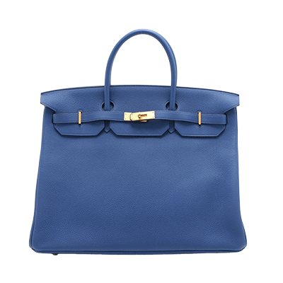 エルメス バーキン40 トリヨンモーリス ブルーエレクトリック×ルージュピヴォワンヌ ゴールド