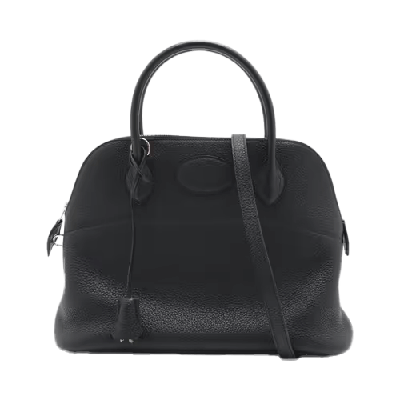 エルメス ボリード31 トリヨンクレマンス ブラック シルバー