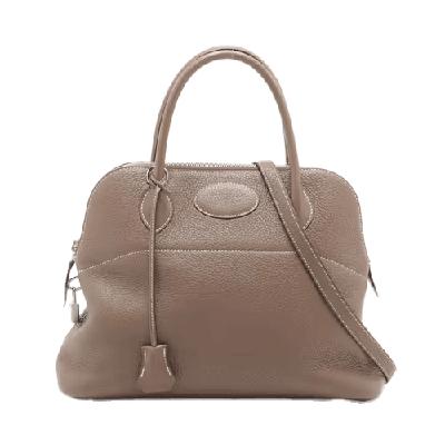 エルメス ボリード31 トリヨンクレマンス エトゥープ シルバー