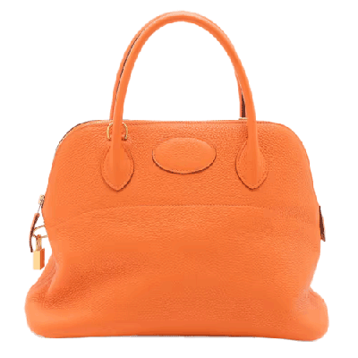 エルメス ボリード31 トリヨンクレマンス オレンジ ゴールド