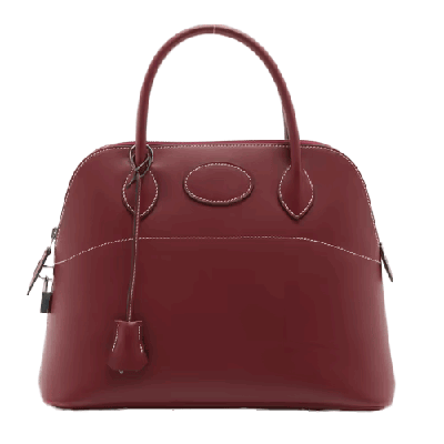 エルメス ボリード31 ボックスカーフ ルージュアッシュ シルバー