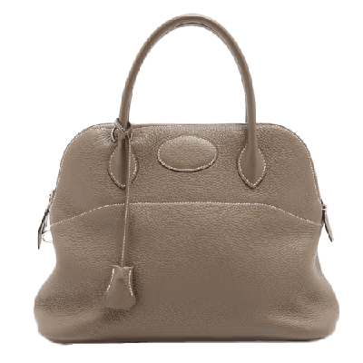 エルメス ボリード31 トリヨンクレマンス エトゥープ シルバー