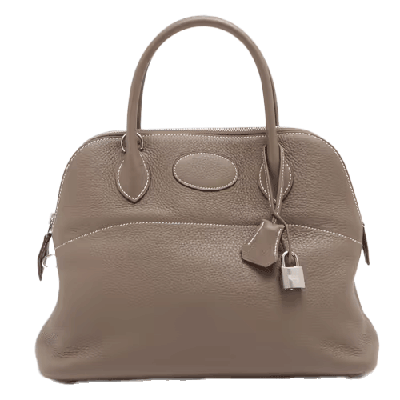 エルメス ボリード31 トリヨンクレマンス エトゥープ シルバー