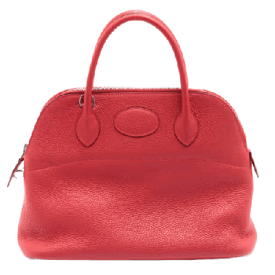 エルメス ボリード31 トリヨンクレマンス ルージュカザック シルバー