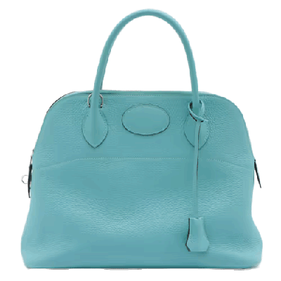 エルメス ボリード31 トリヨンクレマンス ブルーアトール シルバー