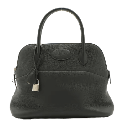 エルメス ボリード31 トリヨンクレマンス ブラック シルバー