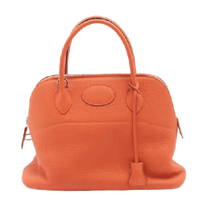 エルメス ボリード31 トリヨンクレマンス オレンジポピー シルバー