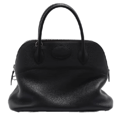 エルメス ボリード31 トリヨンクレマンス ブラック シルバー