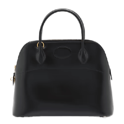 エルメス ボリード31 ボックスカーフ ブラック ゴールド