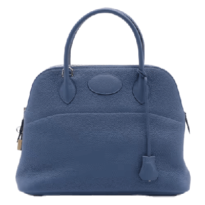 エルメス ボリード31 トリヨンクレマンス ブルーブライトン シルバー