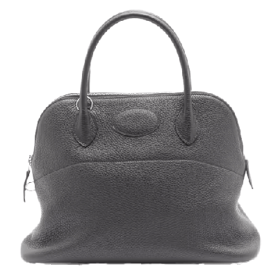 エルメス ボリード31 トリヨンクレマンス ブラック シルバー