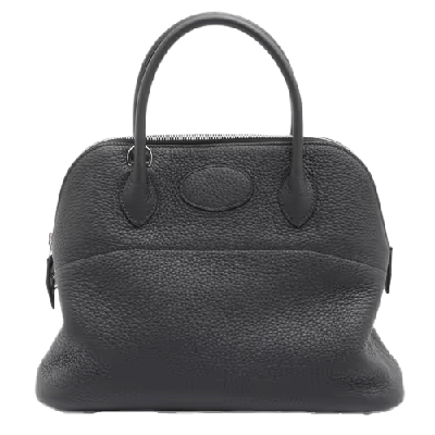 エルメス ボリード31 トリヨンクレマンス ブラック シルバー