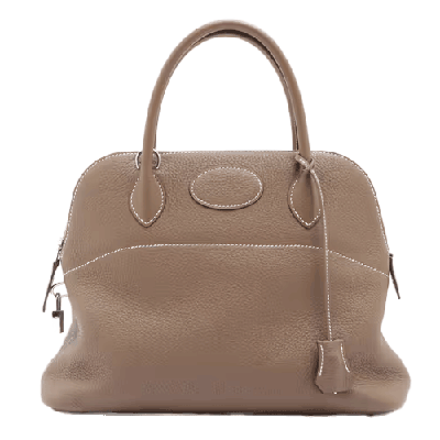 エルメス ボリード31 トリヨンクレマンス エトゥープ シルバー