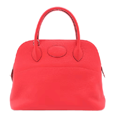 エルメス ボリード31 トリヨンクレマンス ルージュガランス シルバー