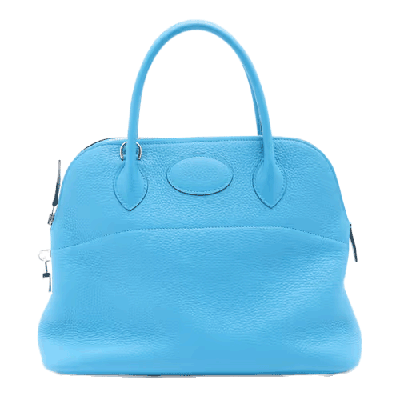 エルメス ボリード31 トリヨンクレマンス ブルーザンジバル シルバー