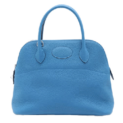 エルメス ボリード31 トリヨンクレマンス ブルーノール シルバー