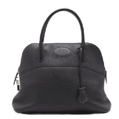 エルメス ボリード31 トリヨンクレマンス ブラック シルバー