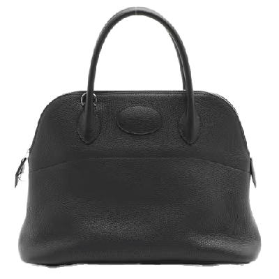 エルメス ボリード31 トリヨンクレマンス ブラック シルバー