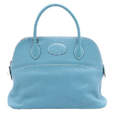 エルメス ボリード31 トリヨンクレマンス ブルージーン シルバー