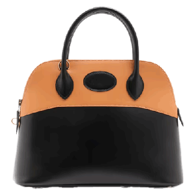 エルメス ボリード31 ボックスカーフ ブラック×ナチュラル ゴールド