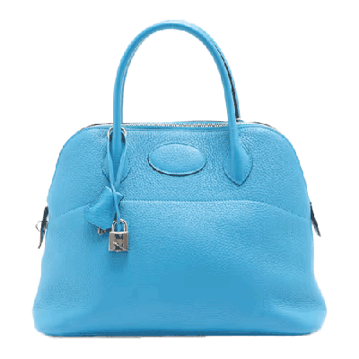 エルメス ボリード31 トリヨンクレマンス ブルーザンジバル シルバー